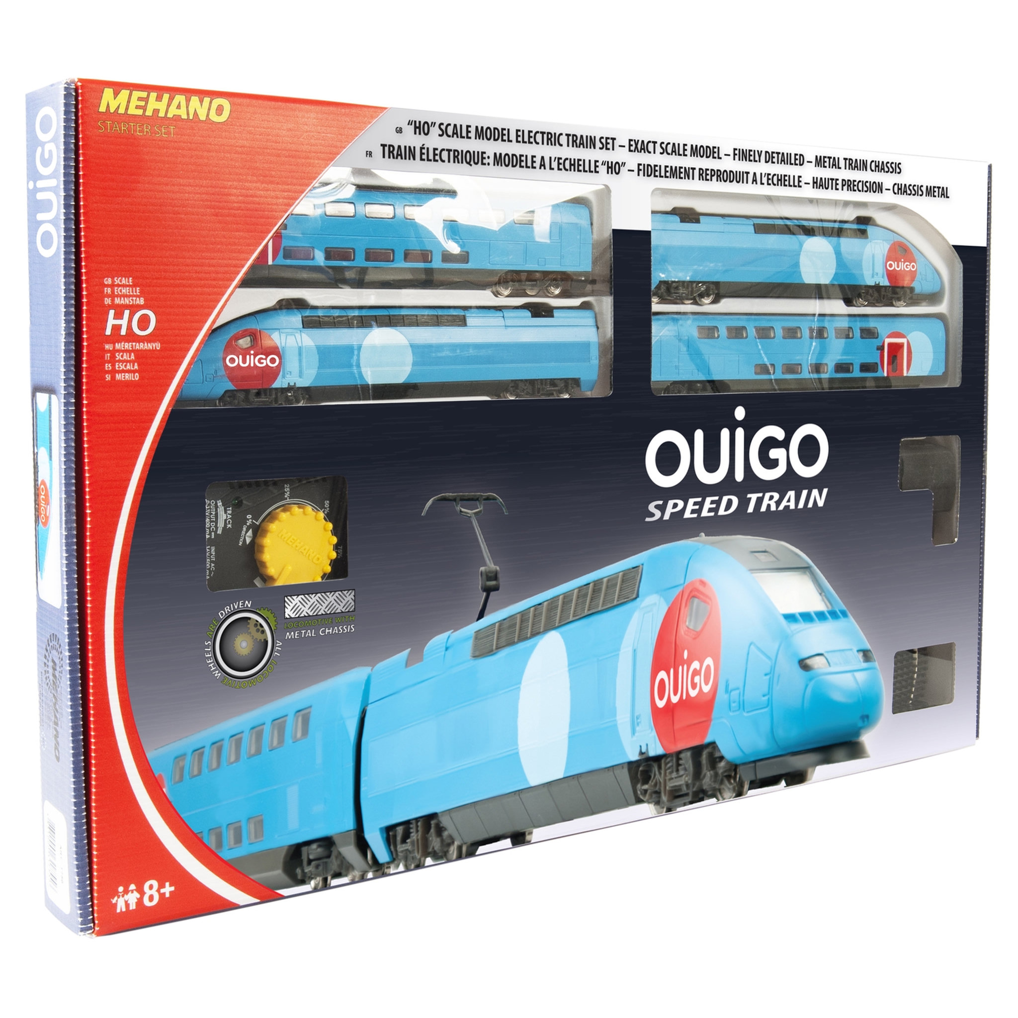 Voir la diapositive 2 : MEHANO Coffret train électrique TGV Ouigo
