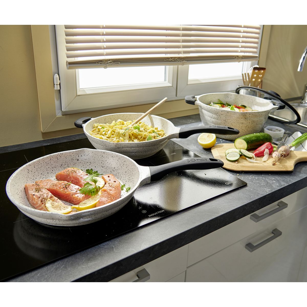 ROSSETTO Casserole BO GRANITE WAVE 20 cm