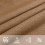 Voir la diapositive 5 : VIDAXL Voile d'ombrage 160 g/m^2 Taupe 5x6x6 m PEHD