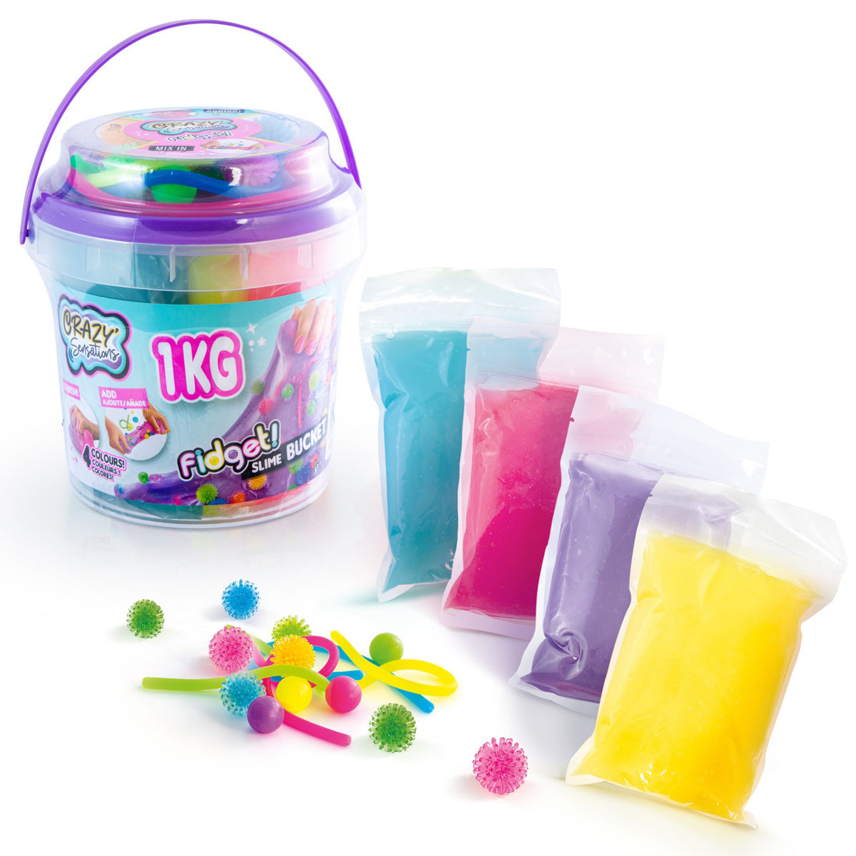 CANAL TOYS Slime Crazy Sensations Fidget Bucket 1 kg