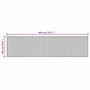 Voir la diapositive 6 : VIDAXL Tapis rectangulaire marron 100x400 cm bambou