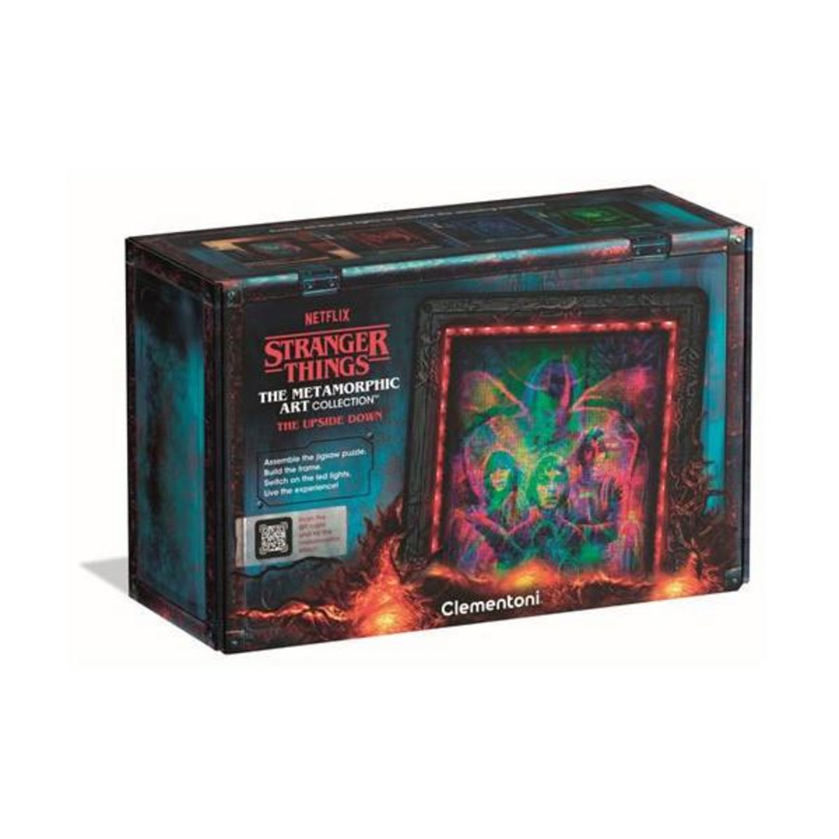 CLEMENTONI Puzzle 520 pièces Clementoni The Morphing Collection Stranger Things Cadre lumineux Le monde à l'envers