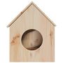 Voir la diapositive 3 : VIDAXL Maison pour chat 41x50x50 cm bois de pin massif