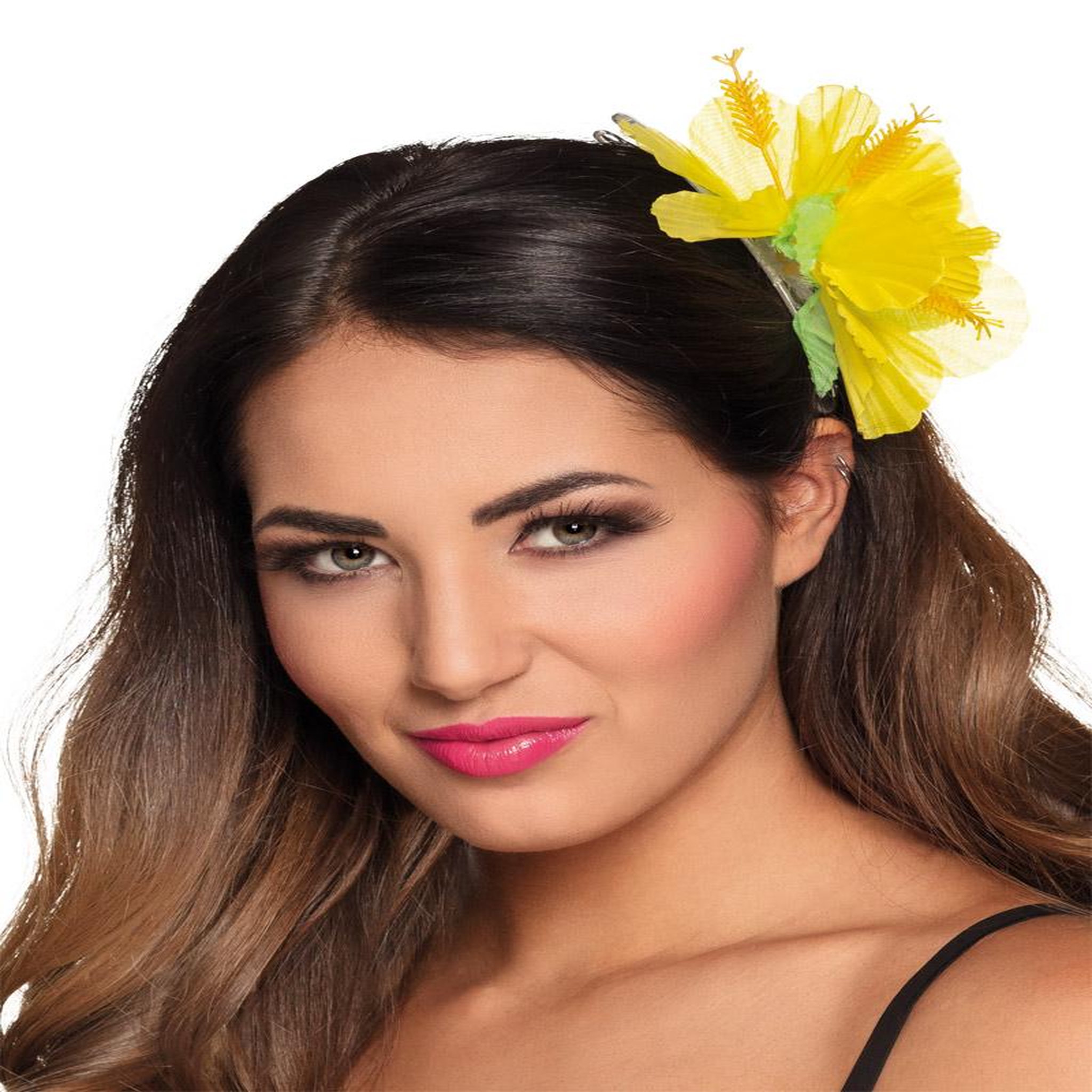Boland Barrette Hibiscus Jaune - Accessoire