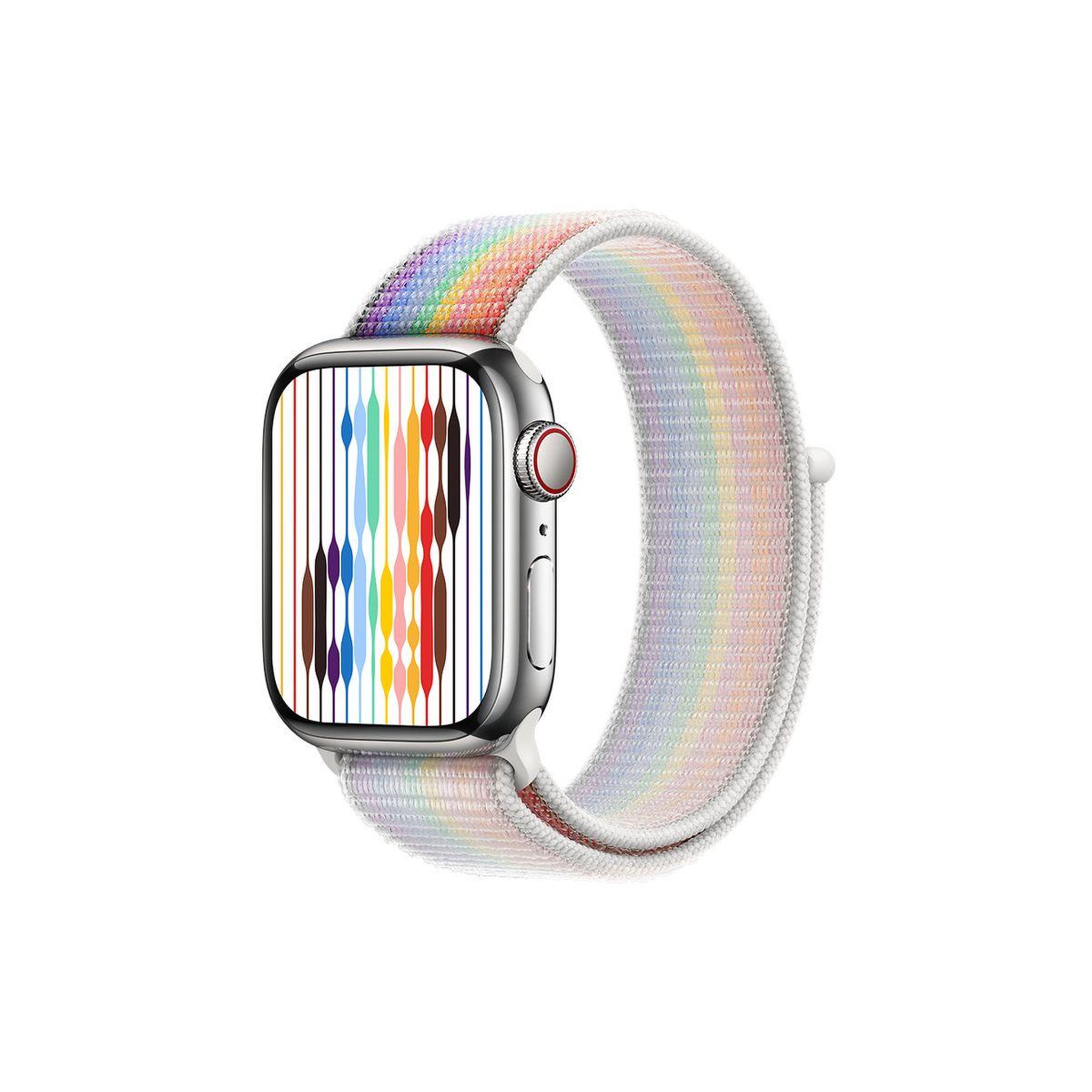 Voir la diapositive 2 : APPLE Bracelet Watch 41mm Boucle Sport Pride Edition