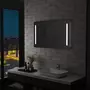 VIDAXL Miroir mural a LED pour salle de bains 100x60 cm