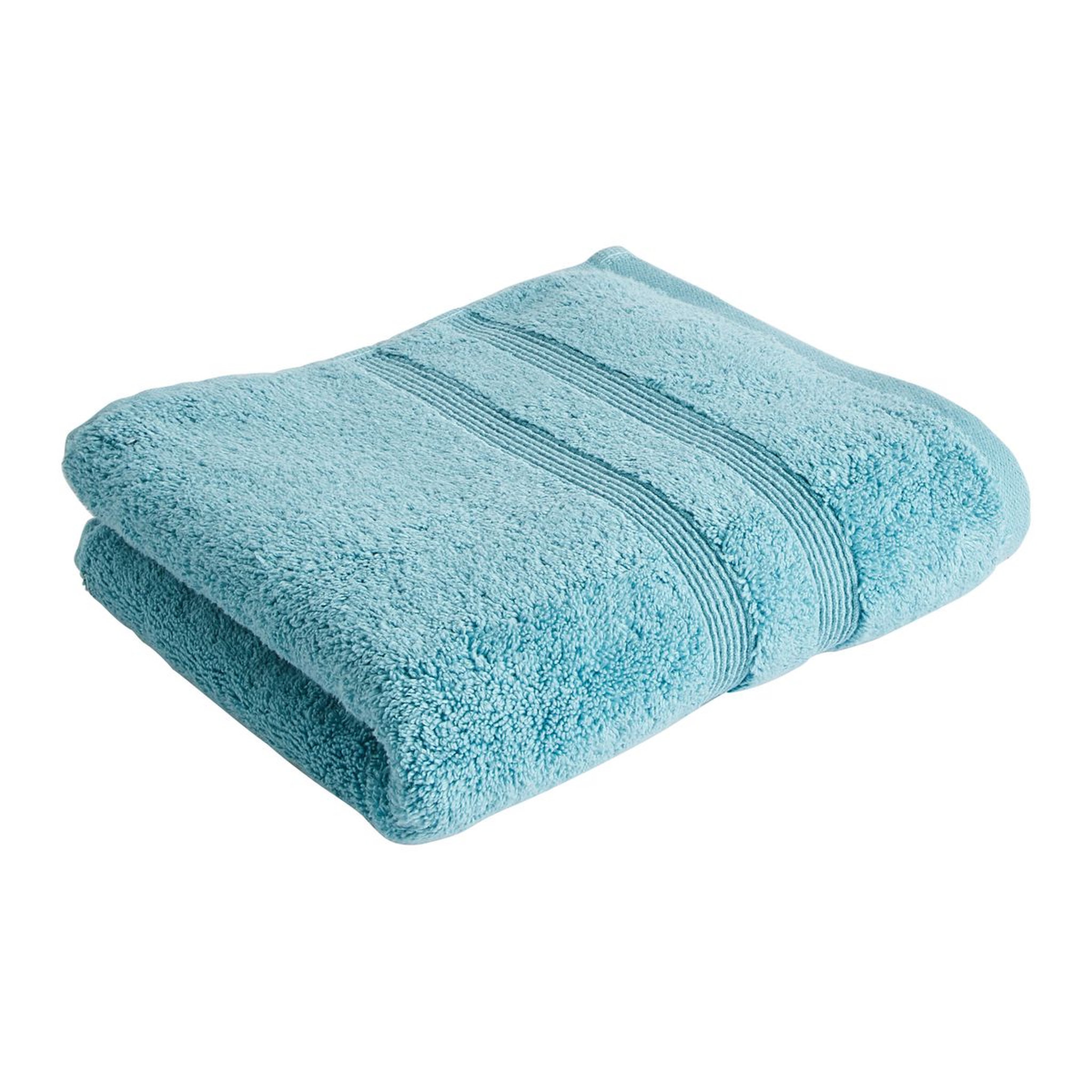 Voir la diapositive 2 : ACTUEL Drap de bain uni en coton 500gsm EXTRA FINE