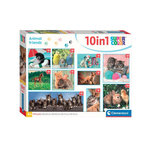 CLEMENTONI Clementoni Jigsaw Puzzle Super Color 10in1 Animal Friends 20283
