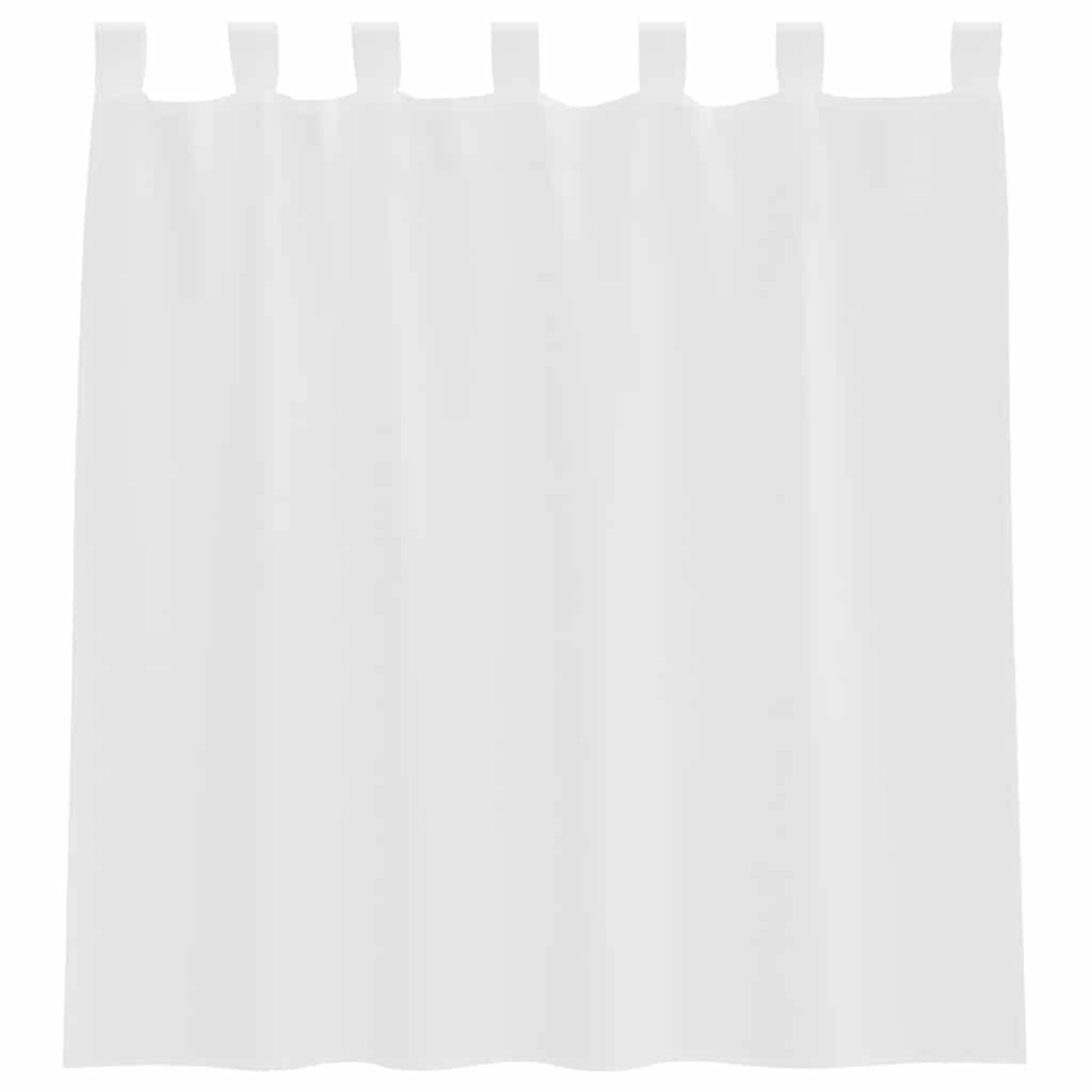 Voir la diapositive 4 : VIDAXL Rideaux en voile avec passe-tringles 2 pcs blanc