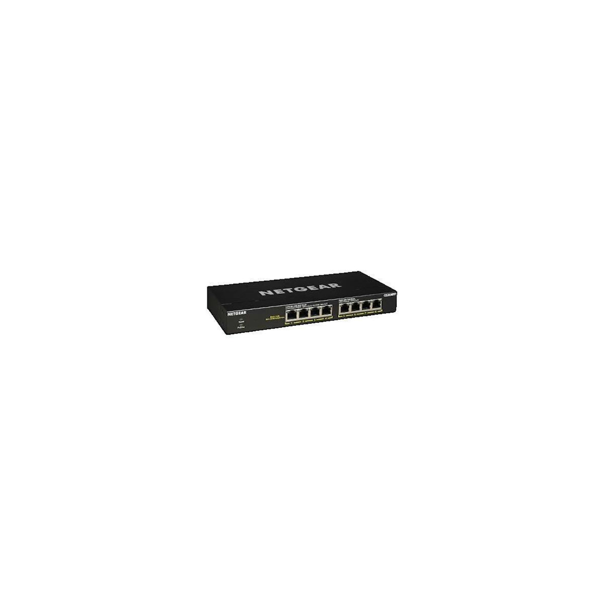Netgear Switch réseau Netgear GS308PP non-géré Gigabit Ethernet PoE+ 8 ports