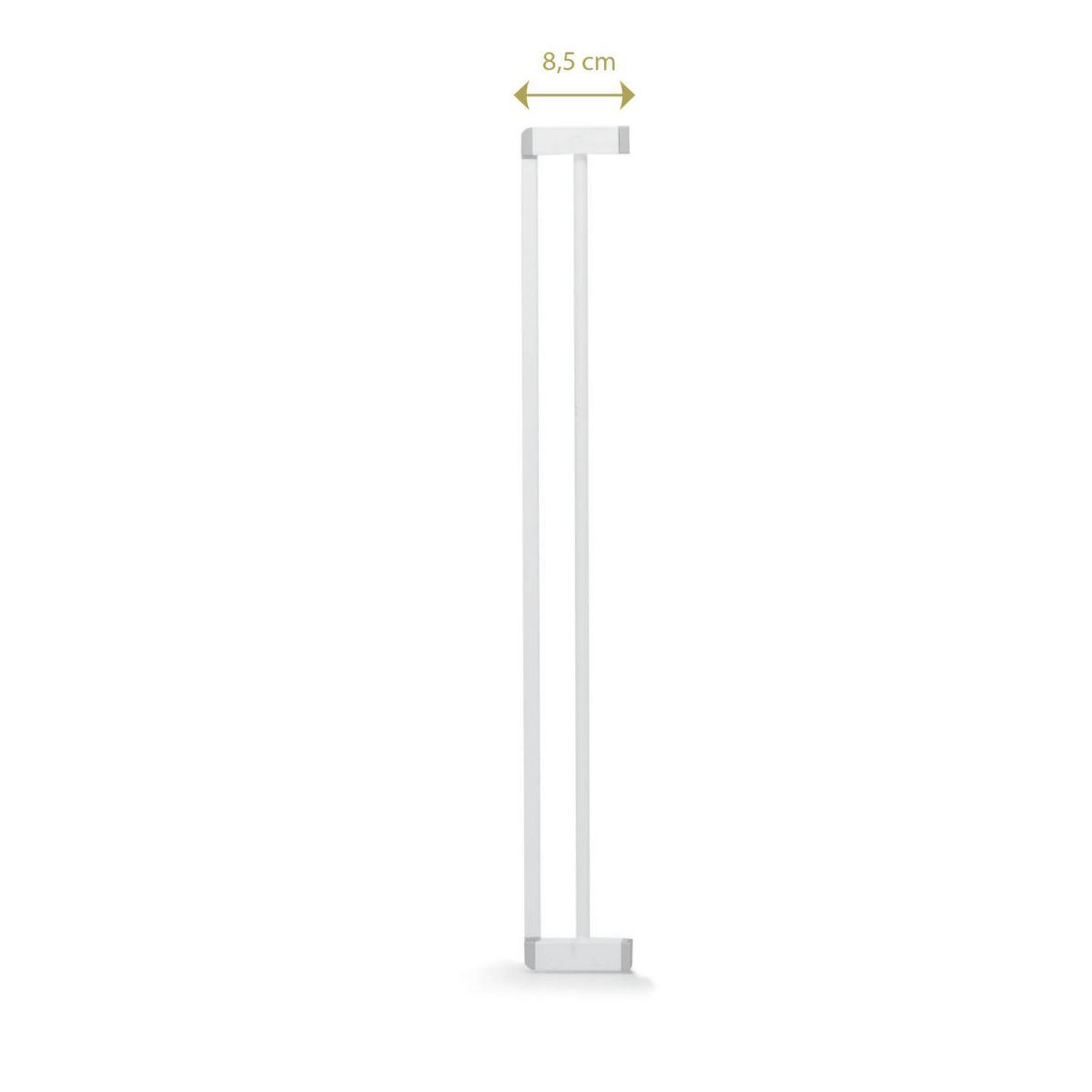 Voir la diapositive 2 : GEUTHER Extension Blanche pour Barrière de Porte 4712 - Ajustable de 8.5 à 51 cm