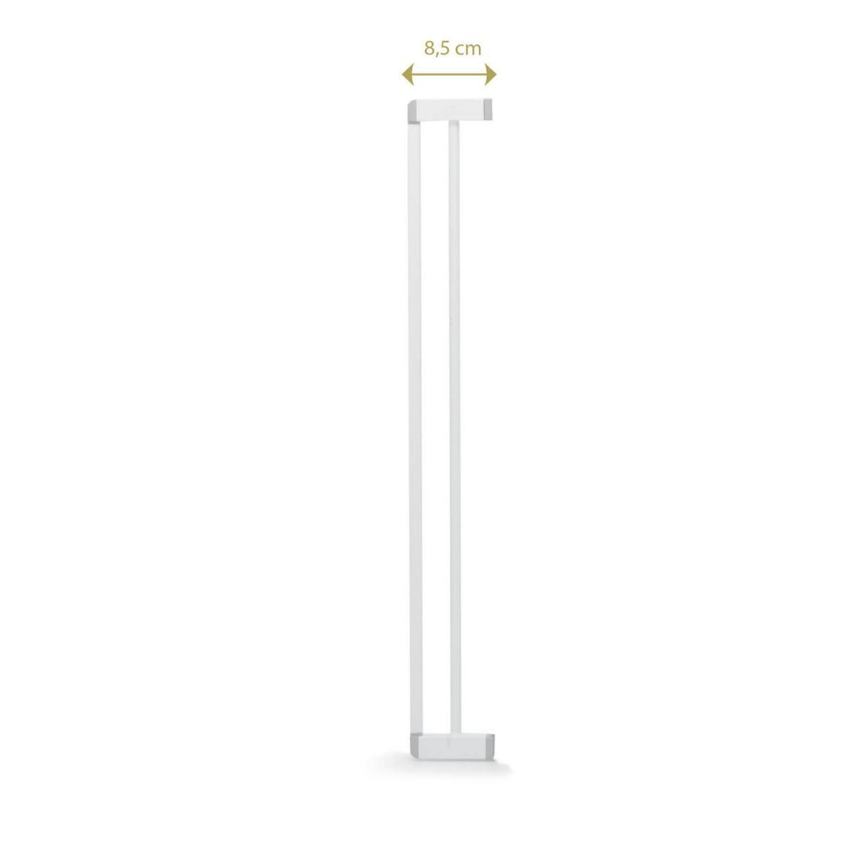 GEUTHER Extension Blanche pour Barrière de Porte 4712 - Ajustable de 8.5 à 51 cm