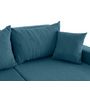 Voir la diapositive 6 : BEST MOBILIER Valos - canapé panoramique en u - 7 places - convertible avec coffres - en velours côtelé
