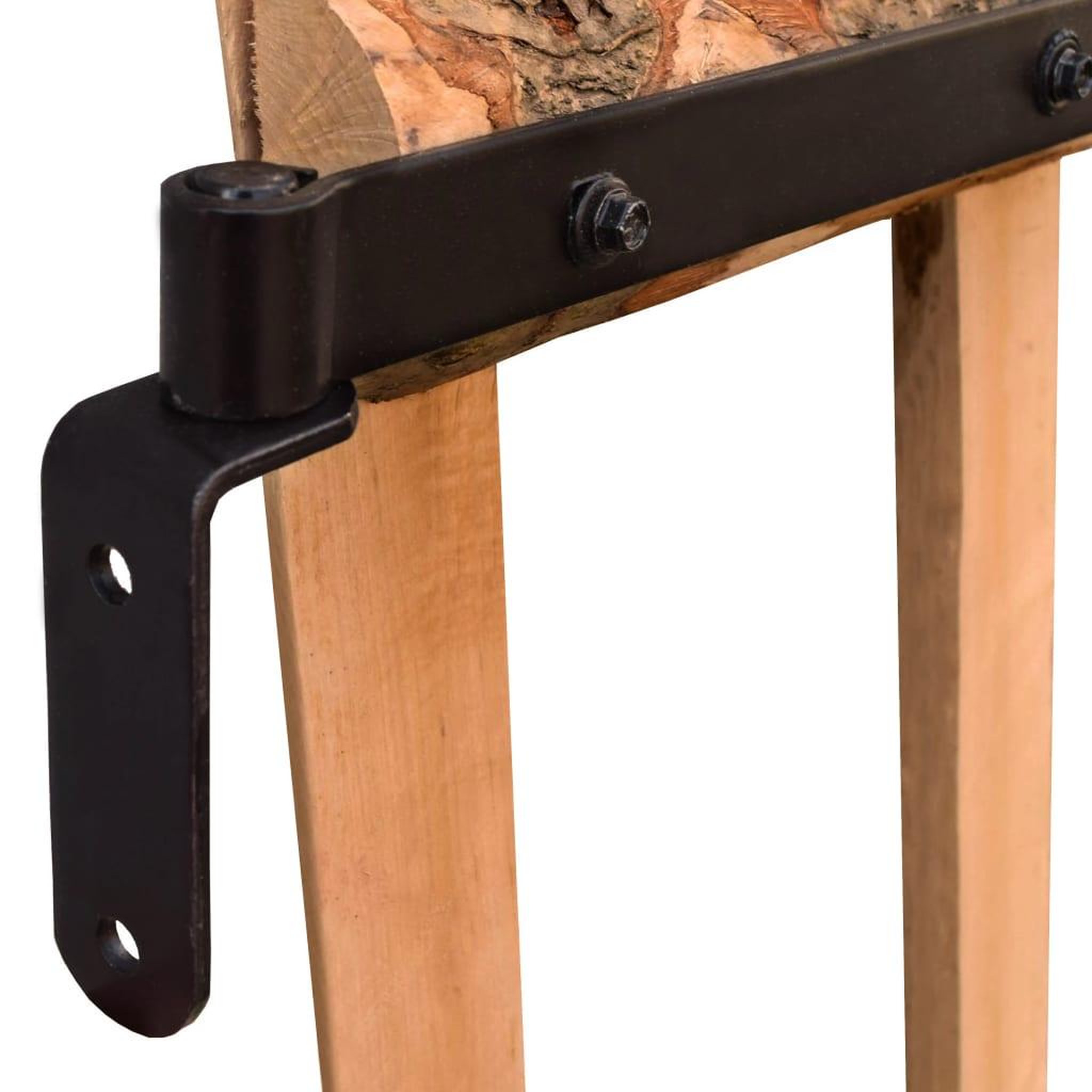Voir la diapositive 5 : VIDAXL Portillon de cloture Bois de noisetier impregne 100x60 cm