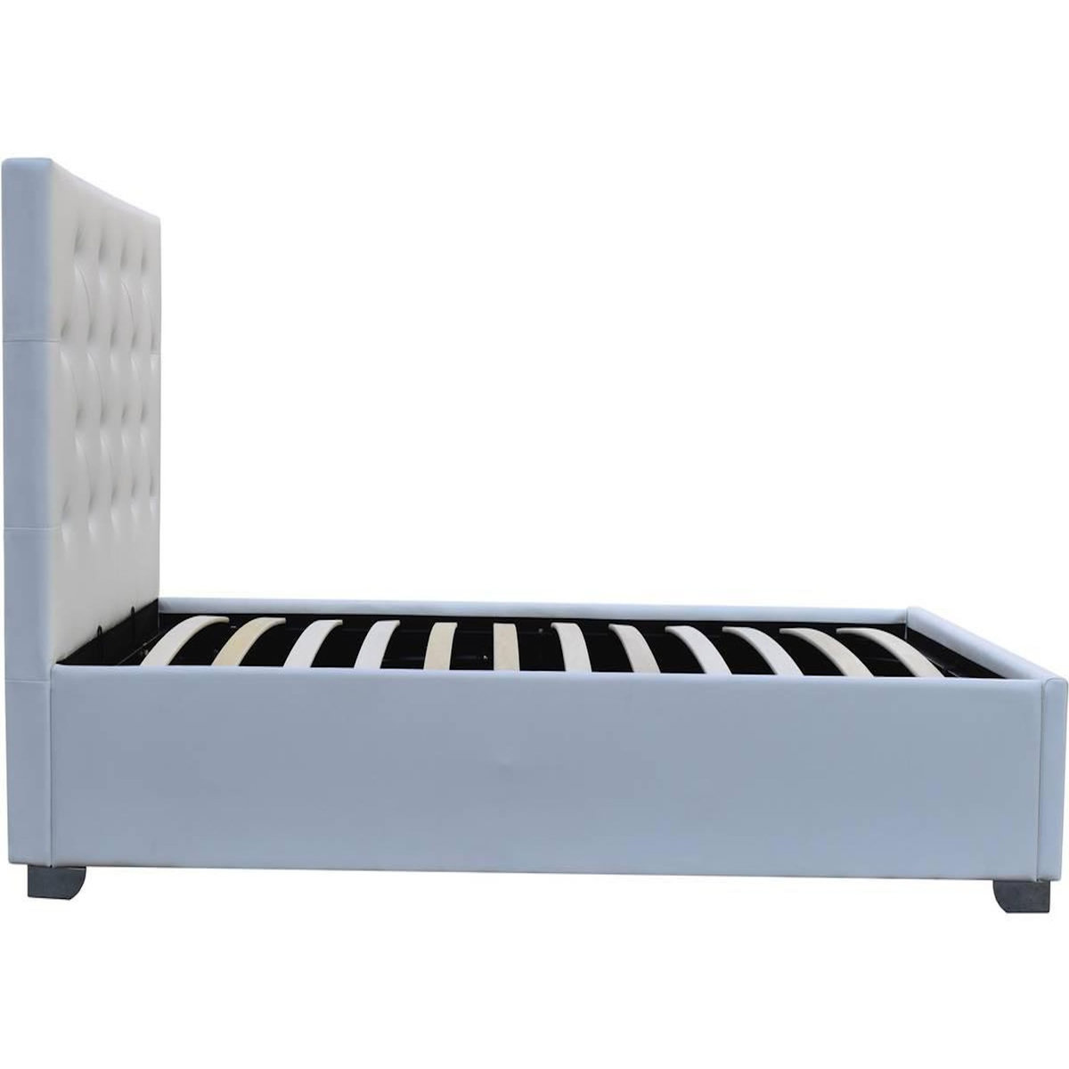 Habitat et Jardin Lit simple avec coffre  Tino  - 90 × 190 cm - Blanc