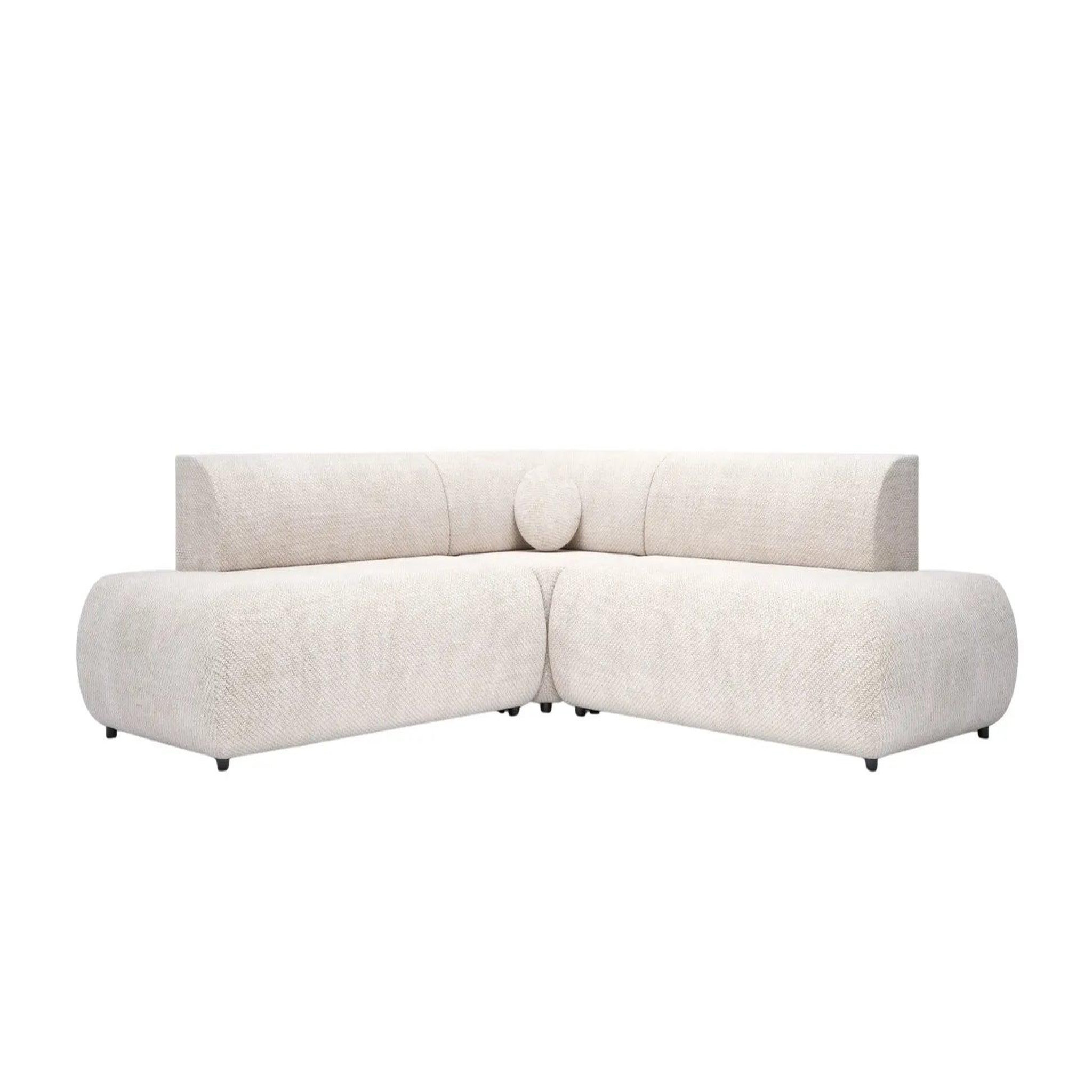 Voir la diapositive 1 : CASANOVA PARIS LEVI - Canapé panoramique convertible tissu lisse