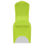 Voir la diapositive 3 : VIDAXL Housse de chaise extensible 6 pcs vert