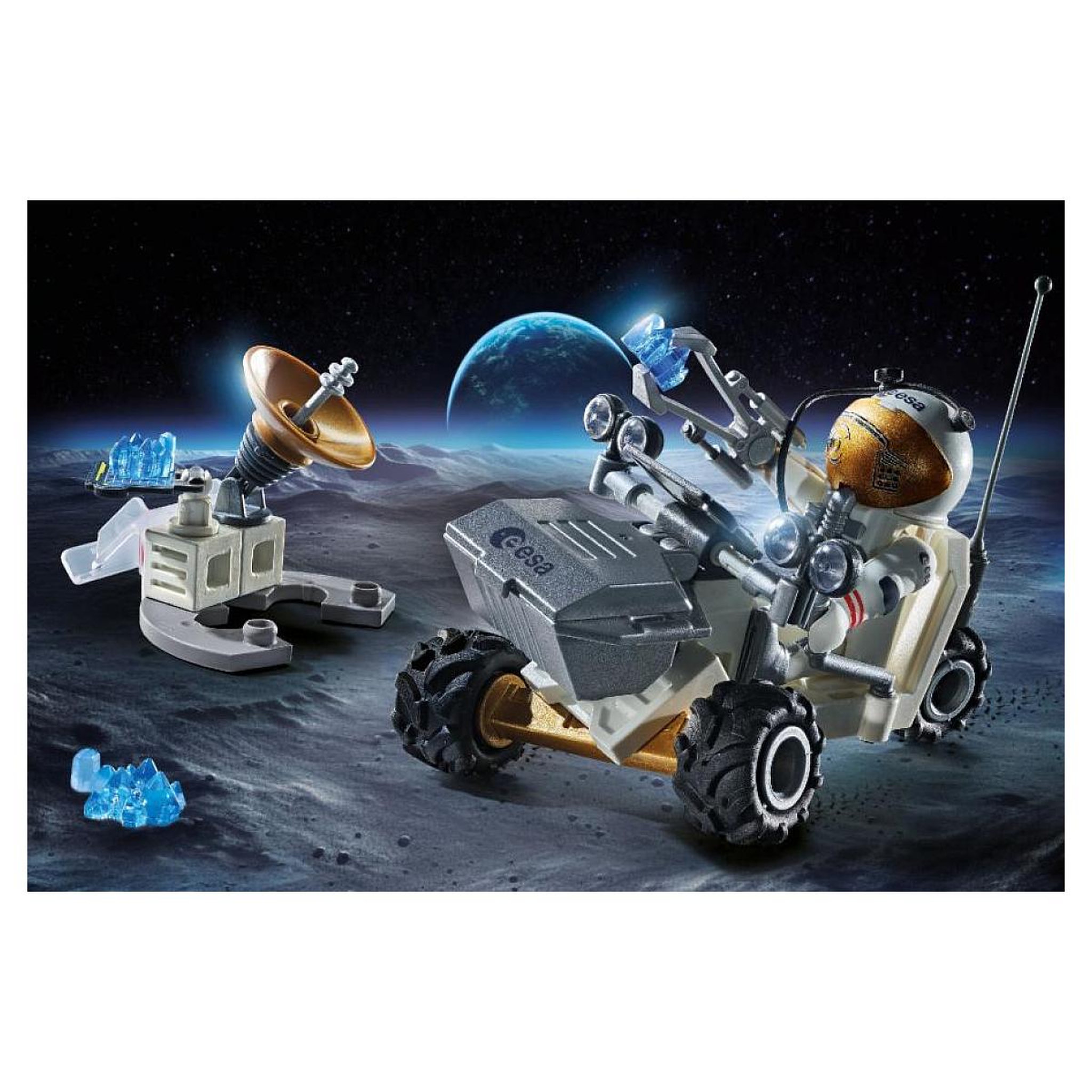 Voir la diapositive 4 : PLAYMOBIL 71734 - Mission d'analyse de roches  and  astronaute
