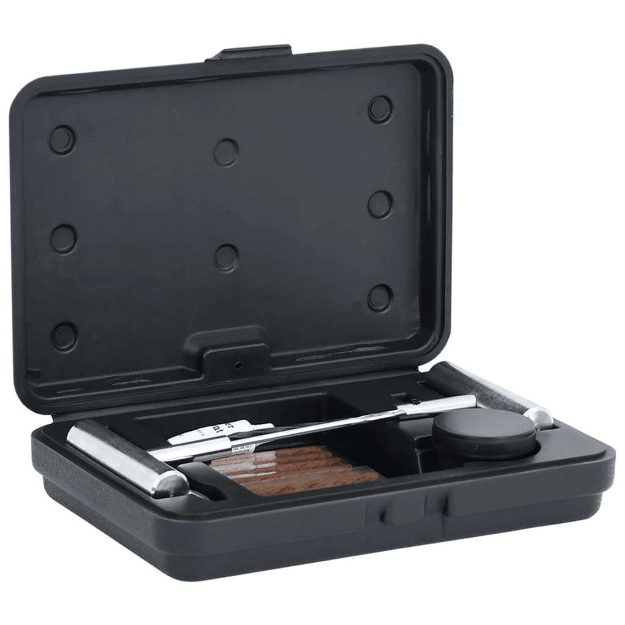 Voir la diapositive 2 : VIDAXL Kit de reparation de pneus de voiture 27 pcs