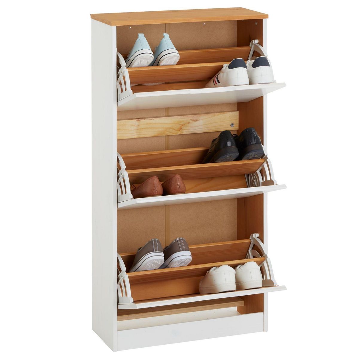 IDIMEX Meuble à chaussures en pin BASIL