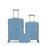 OBAGO OBAGO - LOT DE 3 - Valises weekend, cabine et grand vanity VELA. Coloris disponibles : Vert, Bleu, Rose, Gris, Marron