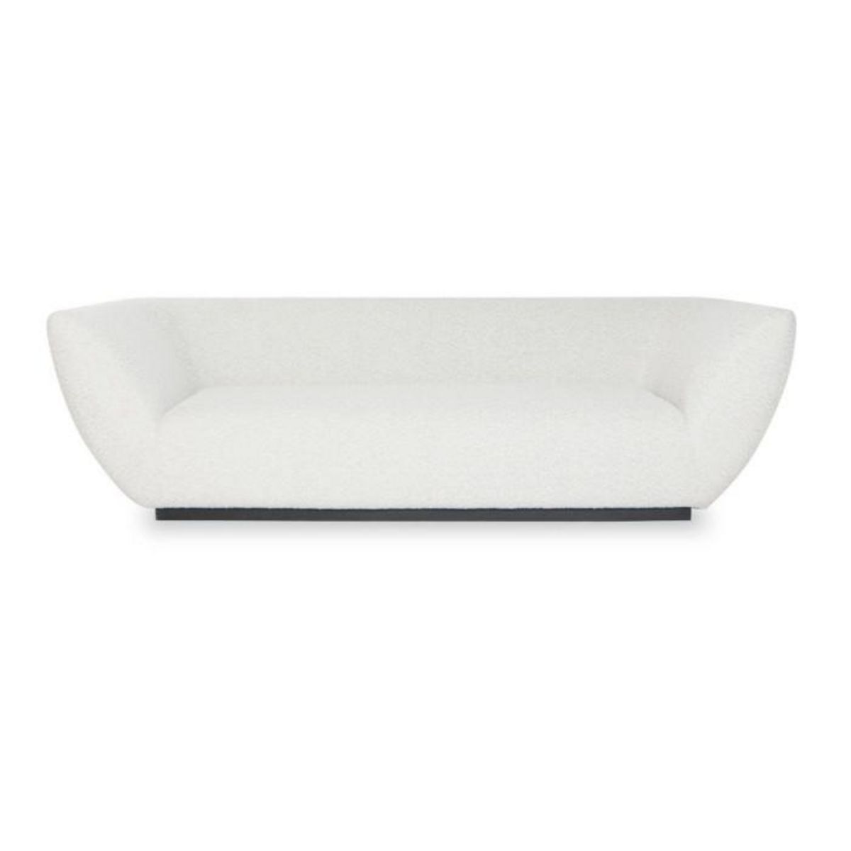 Paris Prix Canapé Bouclette 3 Places  Estelle  240cm Crème