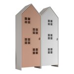 Paris Prix Pack - 2 Armoires Enfant  Casami Bruges  171cm Rose & Blanc