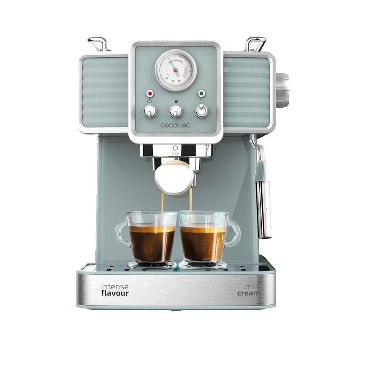 CECOTEC Cafetière Power Espresso Cecotec Tradizionale 1350W 20 bars Acier inoxydable 1,5L