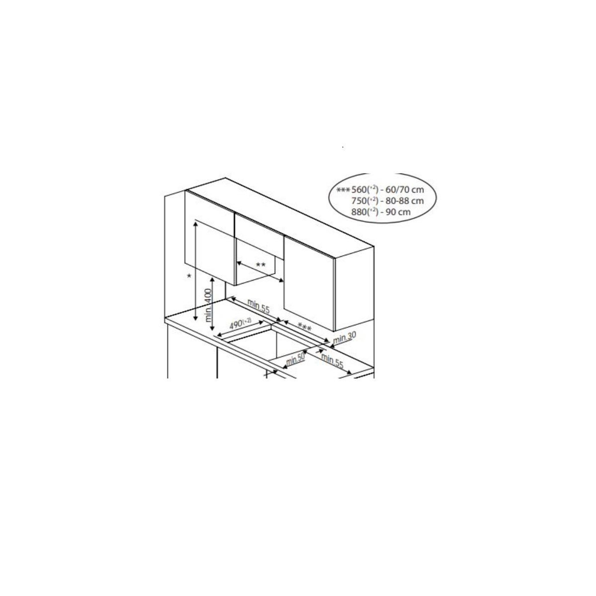 Voir la diapositive 4 : Beko Table de cuisson à induction 4 feux 60cm 7200kw noir - HII64203FMT