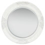 Voir la diapositive 2 : VIDAXL Miroir mural style baroque 50 cm Blanc