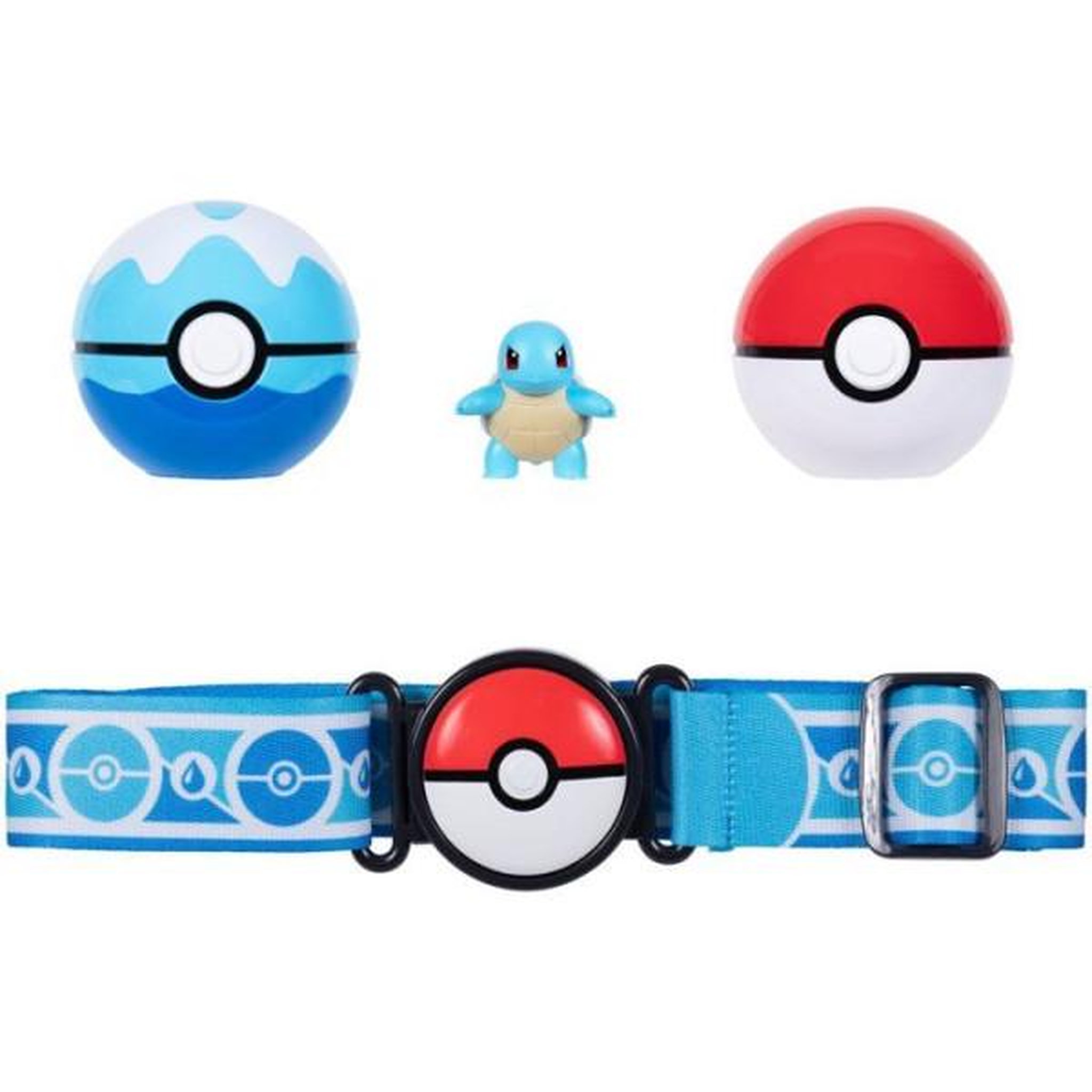 Pokemon Ceinture Poké Ball - POKEMON - Clip'N Go Carapuce - 2 Poké Balls - figurine incluse