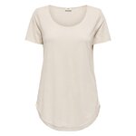 JACQUELINE DE YONG T Shirt Beige Femme JDY  inette. Coloris disponibles : Beige