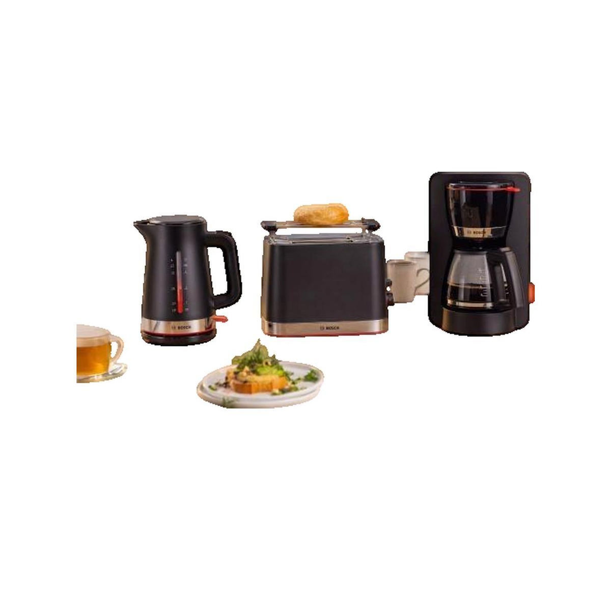 BOSCH Grille-pain Bosch TAT4M223 Noir acier inoxydable 2 tranches