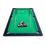 SOKKER Plateau de jeux billard 192,5 x 109,5 cm - Essentiel ++. Coloris disponibles : Bleu, Vert