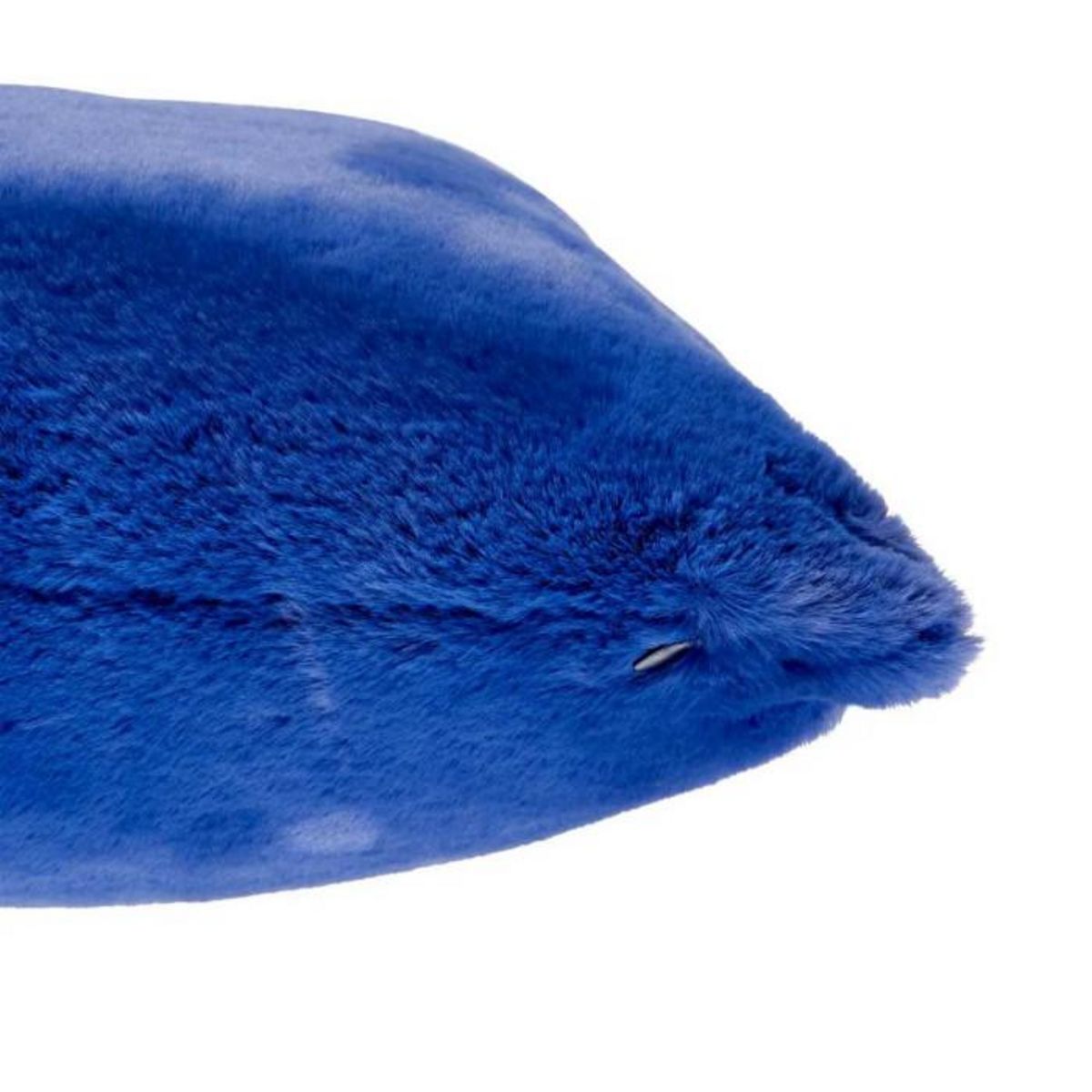 ATMOSPHERA Coussin Déco Imitation Fourrure  Disso  45x45cm Bleu Indigo