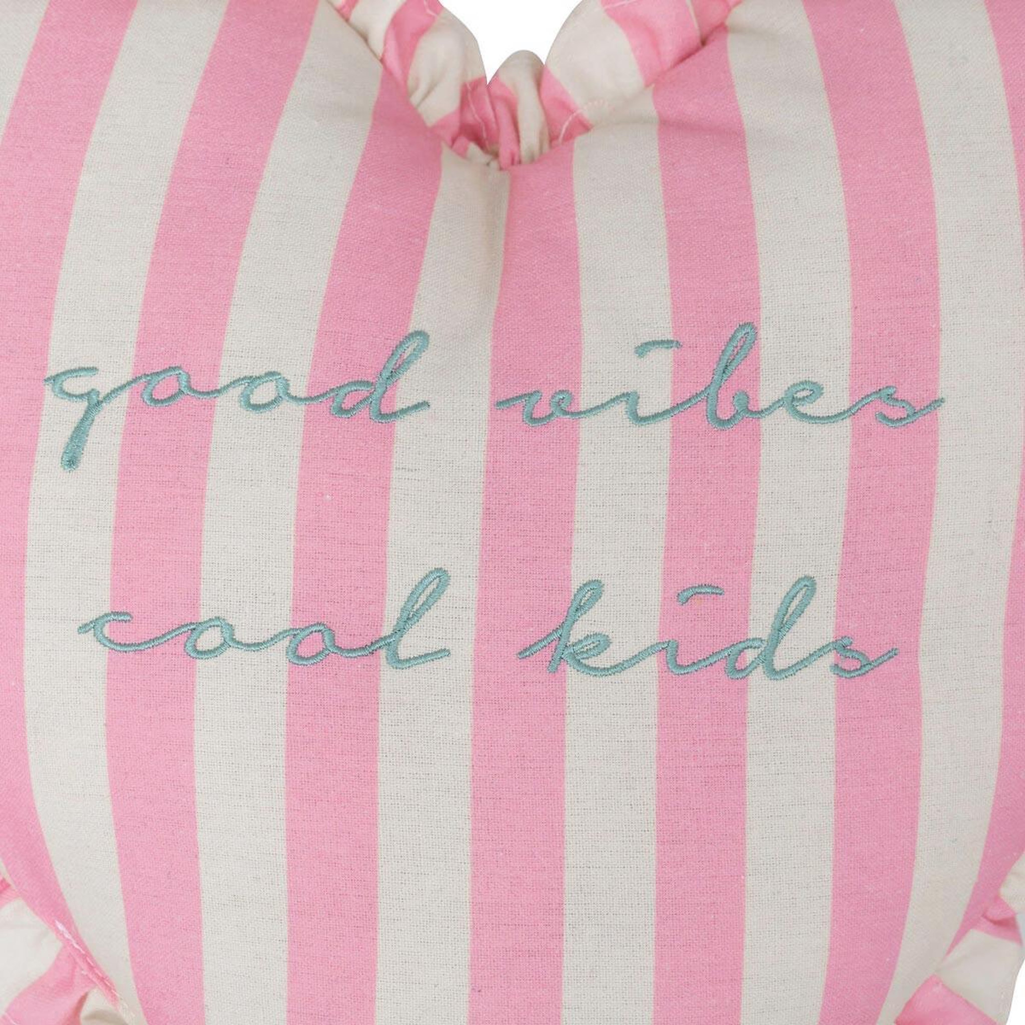 Voir la diapositive 3 : Atmosphera Kids Coussin déco cœur  ava  38x38cm rose