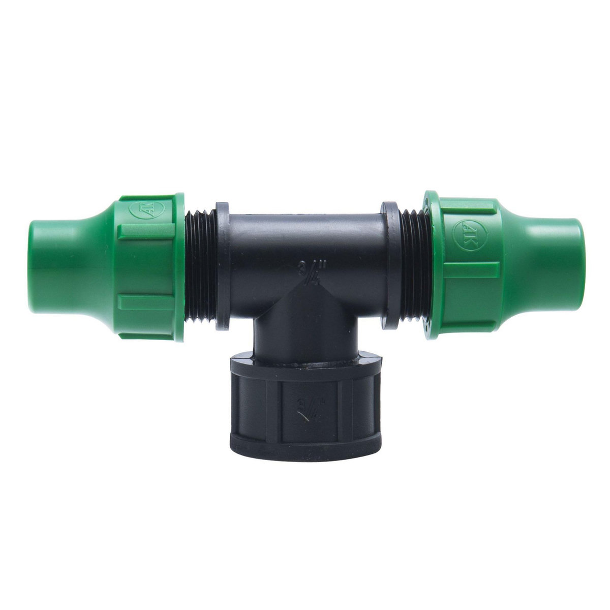 Jardibric Raccord tuyau Ø16 mm 2 têtes avec 1 sortie Femelle