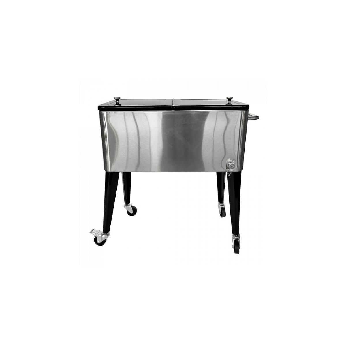 Axi House AXI Evier exterieur Retro Cooler Acier Inox