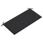Voir la diapositive 5 : VIDAXL Banc de jardin et coussin anthracite 112 cm Bois de teck massif