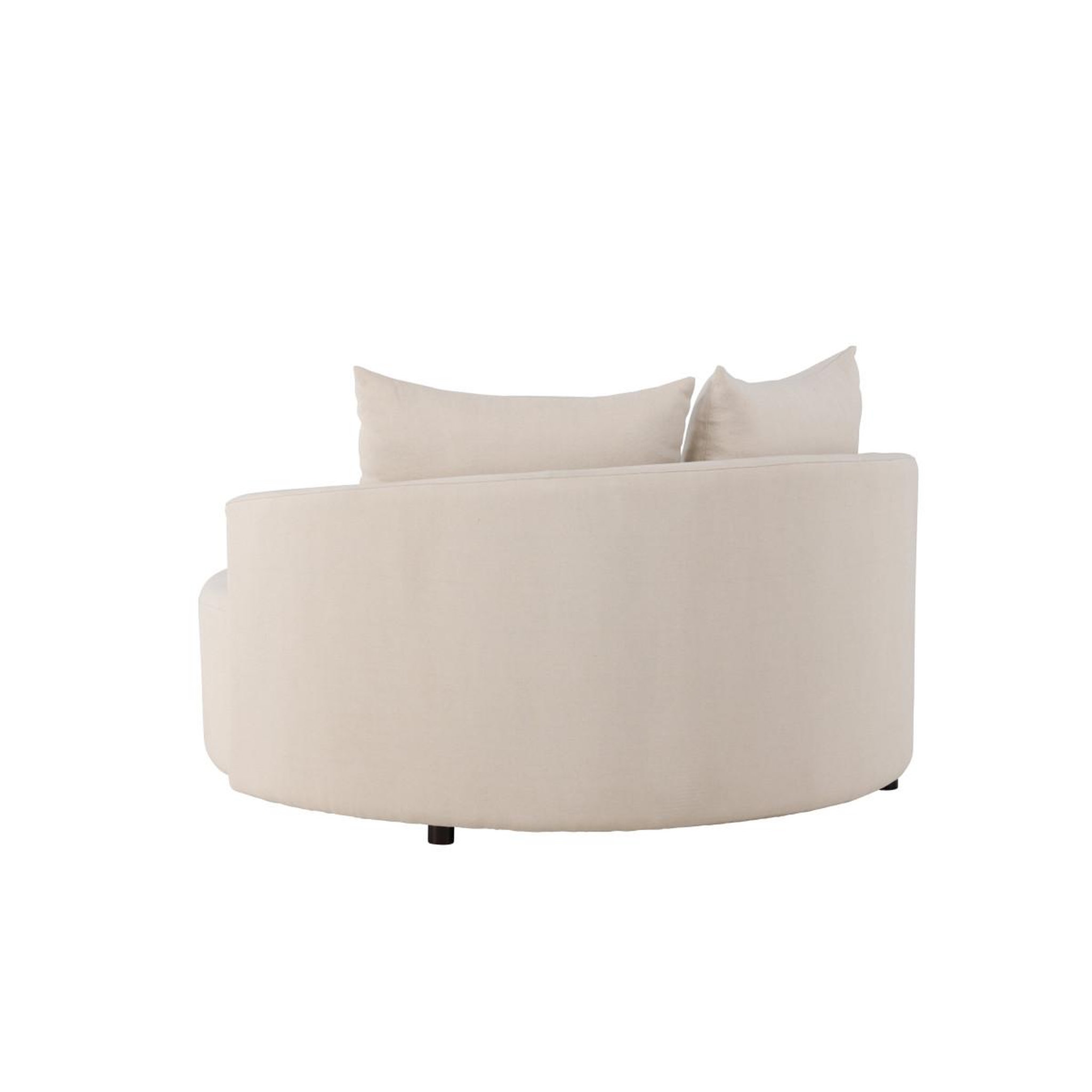 Voir la diapositive 5 : Paris Prix Canapé Rond 2 Places  Kelso  150cm Beige