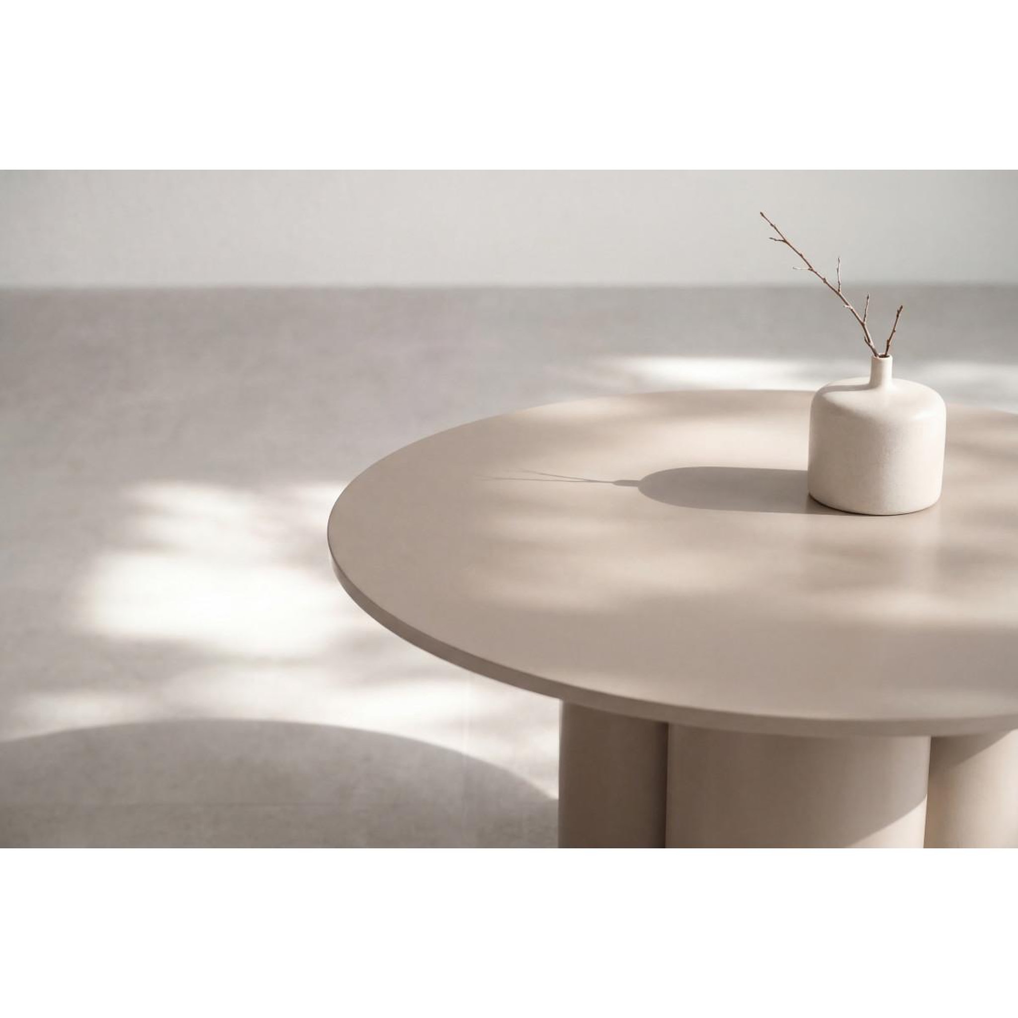 Voir la diapositive 5 : Paris Prix Table basse ronde  olivia  80cm marron
