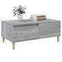 Voir la diapositive 4 : VIDAXL Table basse Sonoma gris 90x50x36,5 cm Bois d'ingenierie
