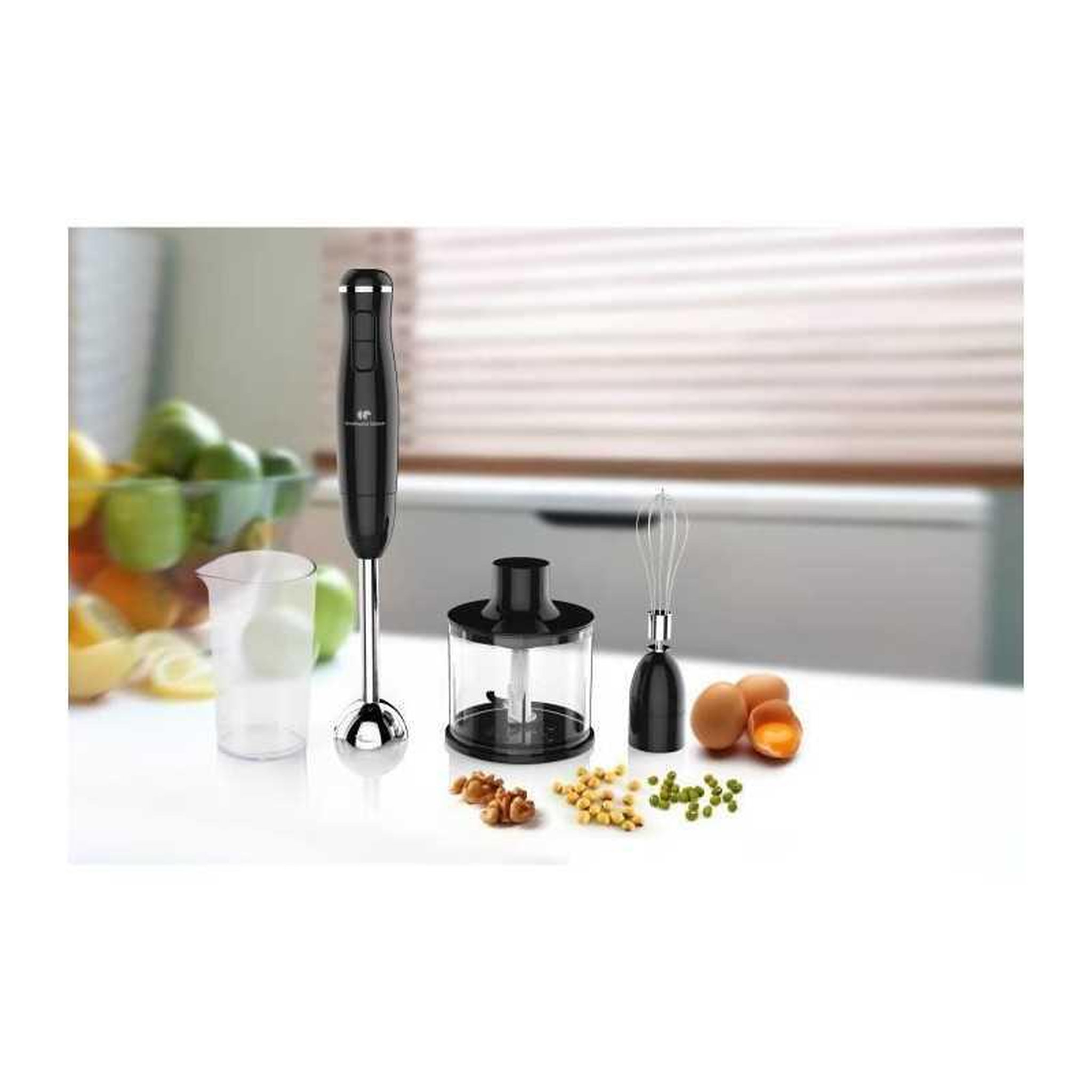 Voir la diapositive 2 : CONTINENTAL EDISON Mixeur plongeant continental edison cehb01 3-en-1, 400 w, noir