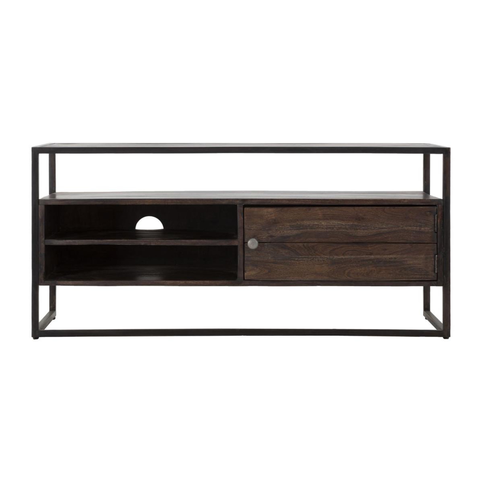 Voir la diapositive 2 : Paris Prix Meuble tv en bois  burn  120cm marron