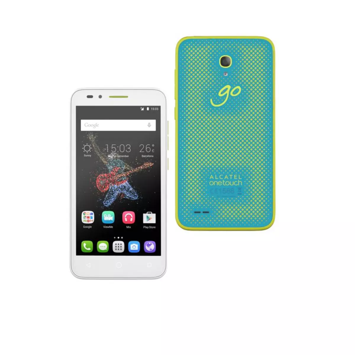  ALCATEL Smartphone Go play Lime/Bleu