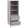 Voir la diapositive 4 : VIDAXL Buffet haut Sonoma gris 40x36x110 cm Bois d'ingenierie
