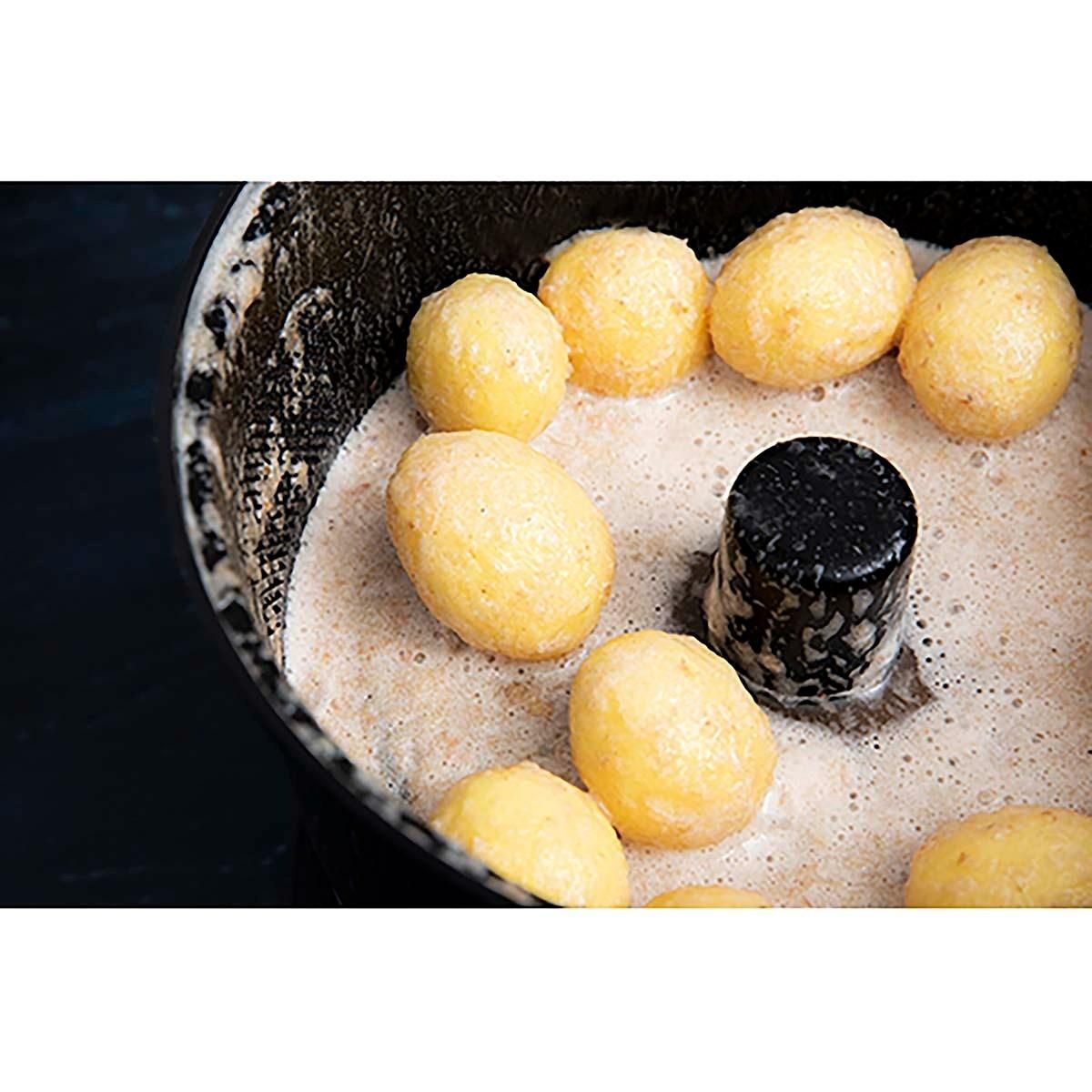 GASTRONOMA Eplucheuse à Pommes de Terre Électrique 85W avec Essoreuse à Salade - Robot Eplucheur automatique Noir Gastronoma