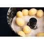 Voir la diapositive 6 : GASTRONOMA Eplucheuse à Pommes de Terre Électrique 85W avec Essoreuse à Salade - Robot Eplucheur automatique Noir Gastronoma