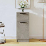 VIDAXL Buffet Gris beton 30x30x70 cm Bois d'ingenierie