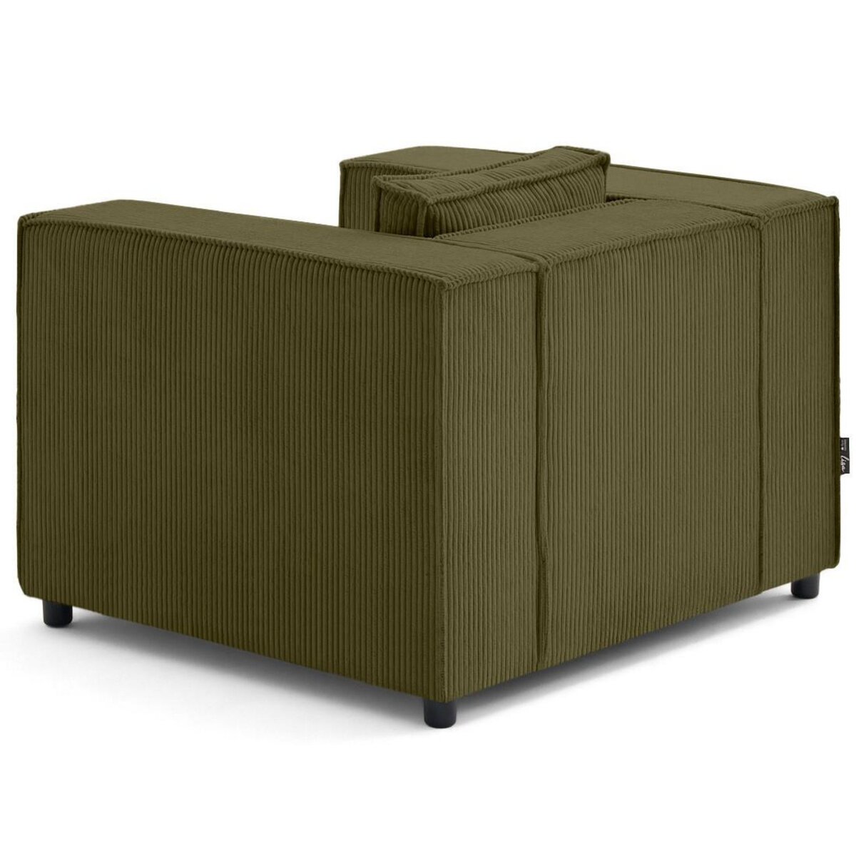 LISA DESIGN Stella - fauteuil en velours côtelé